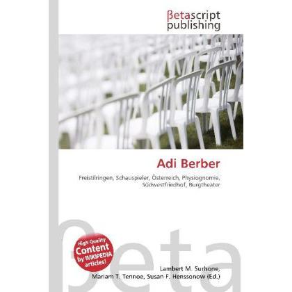 Adi Berber, Fachbücher von Lambert M. Surhone, Mariam T. Tennoe, Susan F. Henssonow