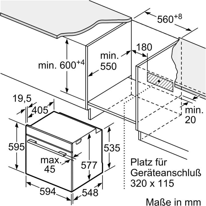 Produktbild Siemens iQ700, Einbau-Backofen, 60 x 60 cm, Schwarz, Edelstahl, HB776GMB1F