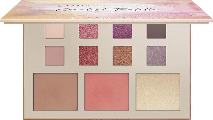 Actual product image Cosmetic Make-Up Palette - L.O.V x Laetitia Lemak - Creatist Palette - Eye & Face Palette
