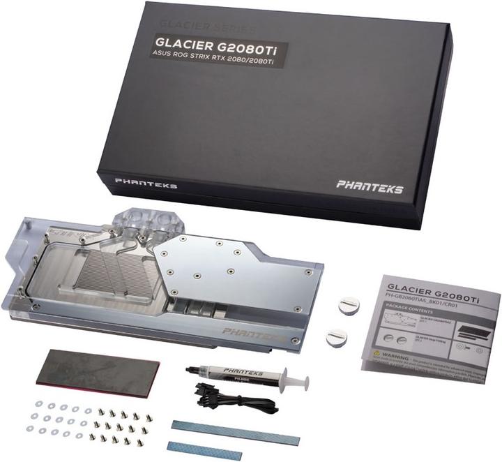 Produktbild Phanteks Glacier RTX 2080/2080 Ti RGB - chrome