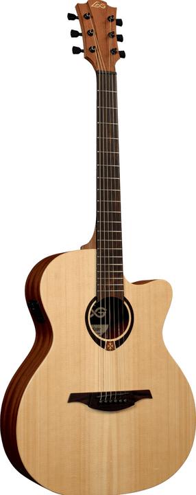 Image du produit LÂG Auditorium Tramontane T70A (Guitare semi-acoustique, Épicéa, acajou, Bois brun)