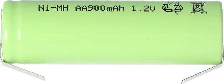 Actual product image AccuCell Akku Flat Top Mignon AA mit Lötfahne in U-Form (Device specific)