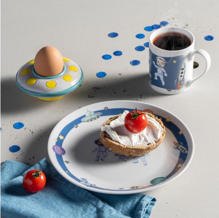 Productafbeelding Leonardo Kinder-eierdopje Avventura UFO, Geel/Turquoise/Wit (1 x)
