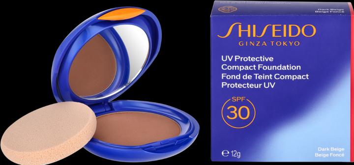 Actual product image Shiseido UV Protect Compact Sun Protection Factor 30 Dark Beige (Sun cream face, SPF 30, 75 g)