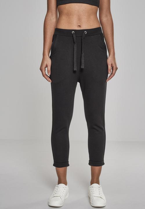 Produktbild Urban Classics Ladies Open Edge Terry Turn Up Pants (M)