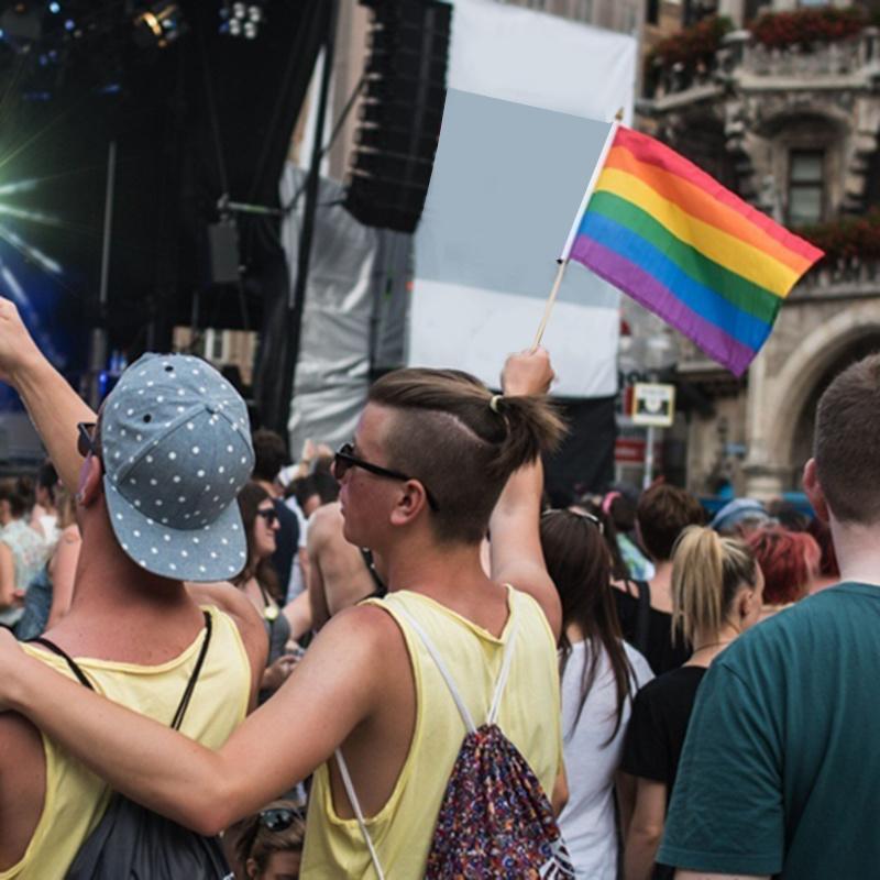 Thumbnail - JTI, Fahne, Pride-Flagge / Regenbogenfahne