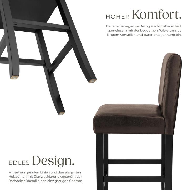 Image du produit tectake Chaise de bar