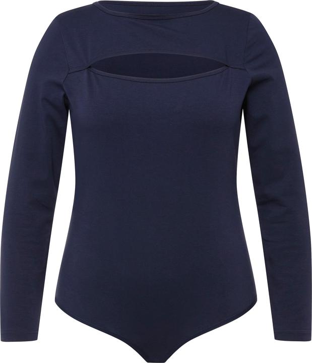 Immagine prodotto Ulla Popken Body aderente con apertura e maniche lunghe (L)