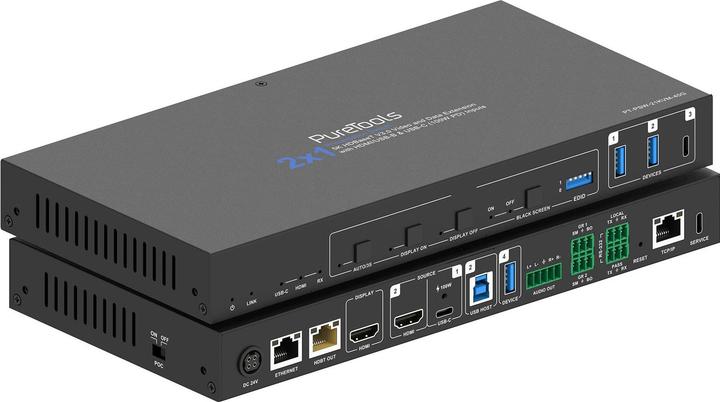 Produktbild Purelink PureTools Switcher PT-PSW-21KVM-40G 2x1, HDMI/USB-C, HDBT, HDMI, 5K