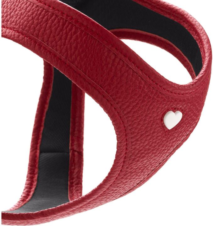 Hunter Harness Love 37-40/XS-S, red/black, dog size: S, XS (Dog)