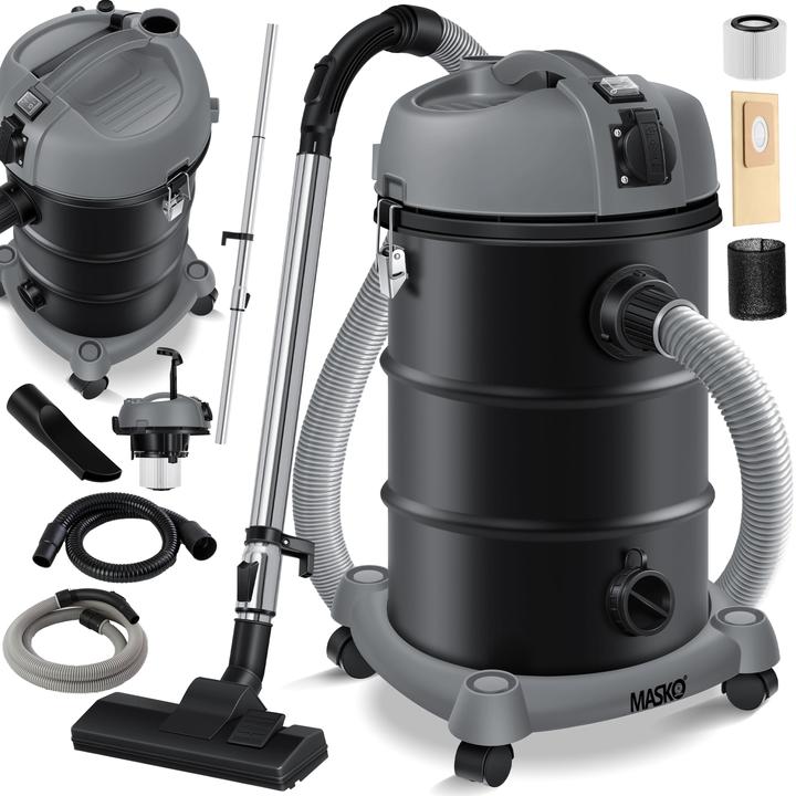 Actual product image Masko Industrie-Staubsauger mit Blasfunktion (Ash vacuum cleaner, Wet dry vacuum cleaner)