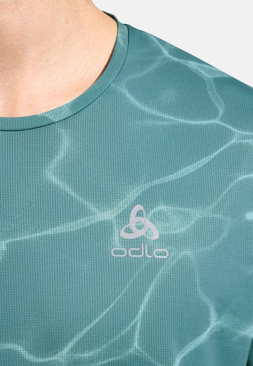 Produktbild Odlo T-shirt crew neck s/s ZEROWEIGHT CHILL-TEC PRINT (M)