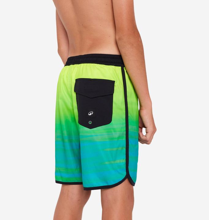 Produktbild Olaian Boardshorts Surfen Jungen 500 Offshore grün/blau (152)