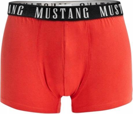 Actual product image Mustang Herren-Boxershorts, 2er-Pack, Schwarz/Rot (XL, pack of 2)