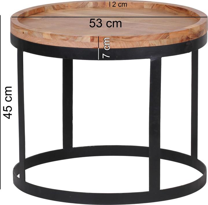 Image du produit FineBuy Allen (53 x 53 x 45 cm)