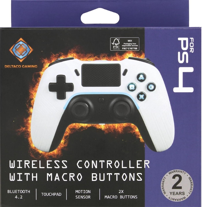 Image du produit Deltaco Gaming Wireless PS4 & PC Controller (PS4, PC, Android)