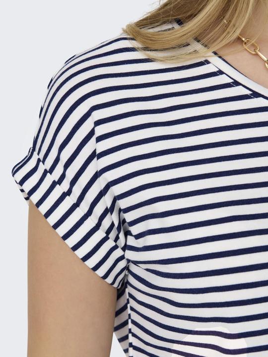 Actual product image Only Onlmoster Stripe S/S O-Neck Top Jrs Noos (S)
