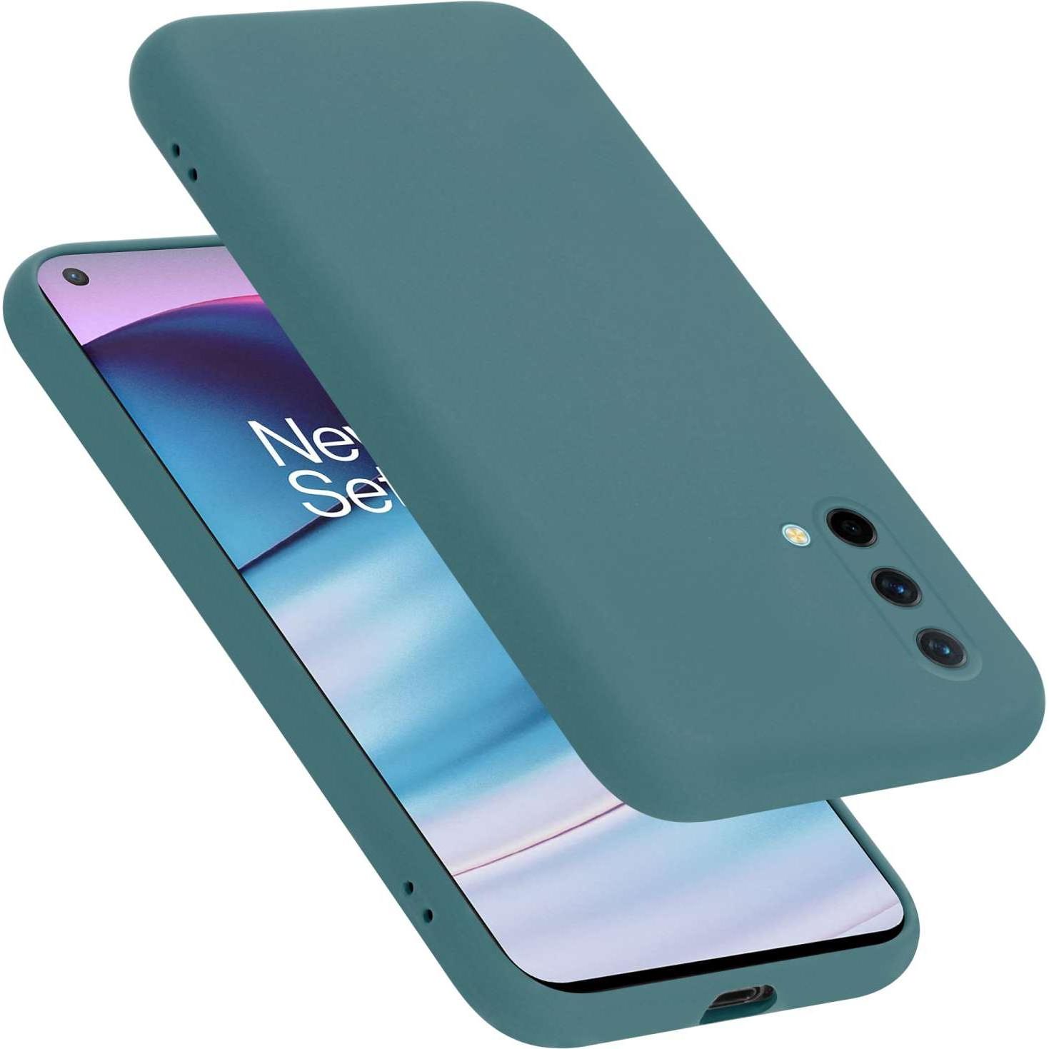 Cadorabo Hülle für OnePlus Nord CE 5G TPU im Liquid Case Design (OnePlus Nord CE 5G), Smartphone Hülle, Grün