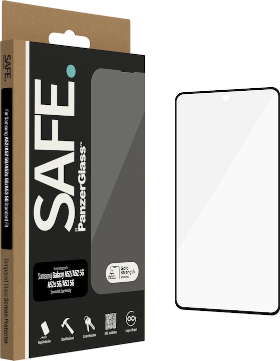 Productafbeelding Safe. Screen Protector Case Friendly Galaxy A52/A52 5G/A52s 5G/A53 (1 Stuk, Samsung Galaxy A53 5G, Samsung Galaxy A52s 5G, Samsung Galaxy A52 5G, Samsung Galaxy A52)