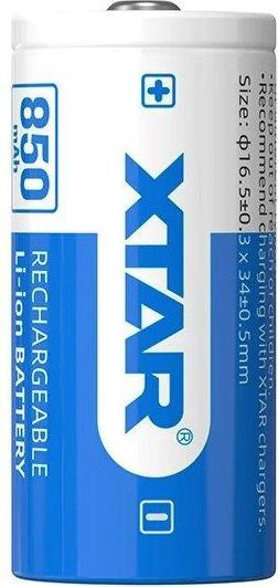 Produktbild Xtar 16340 850mAh Akku mit Schutz (1 Stk., 850 mAh)