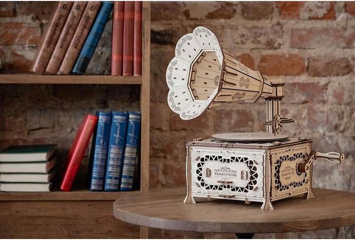 Image du produit Eco Wood Art Grammophone - Kit de construction en bois 3D