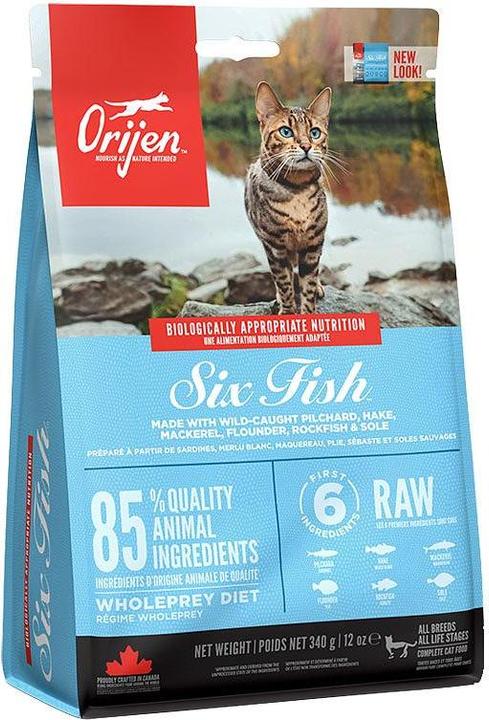 Produktbild Orijen Six Fish (Adult, 1 Stk., 340 g)