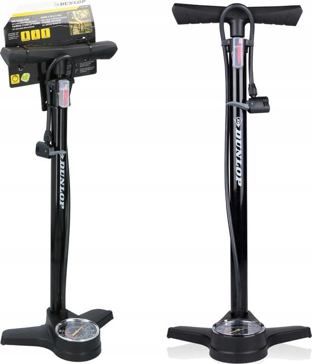 Actual product image Dunlop Floor pump with pressure indicator