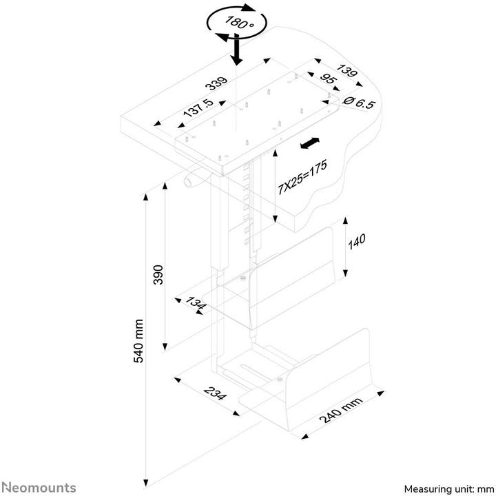 Produktbild Neomounts PC-Tischhalterung