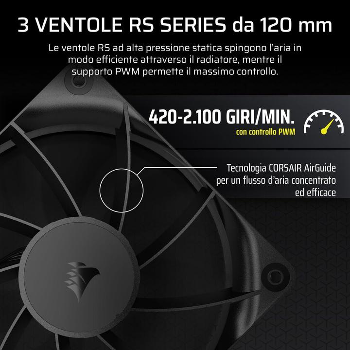 Actual product image Corsair Nautilus 360 RS LCD