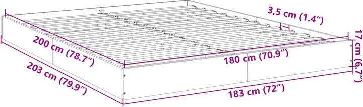 Actual product image vidaXL Kees (90 x 200 cm)