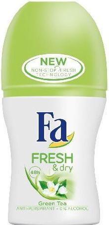 Image du produit Fa Fresh & Dry Anti-transpirant Roll-on Parfum Thé Vert 50ml (Roll-on, 50 ml)