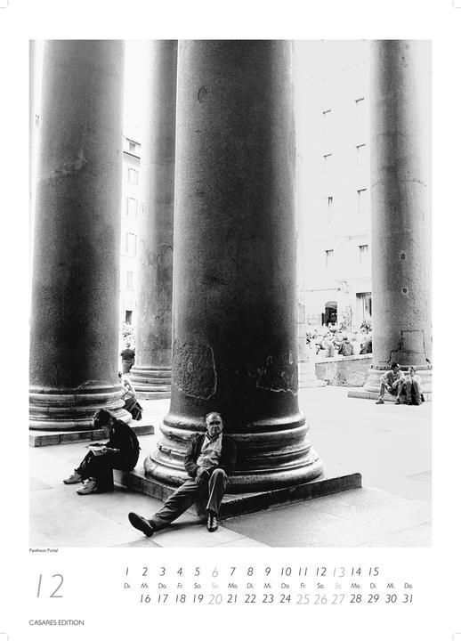 Produktbild Rom schwarz-weiss 2026 S 29x21cm (29 x 21 cm)