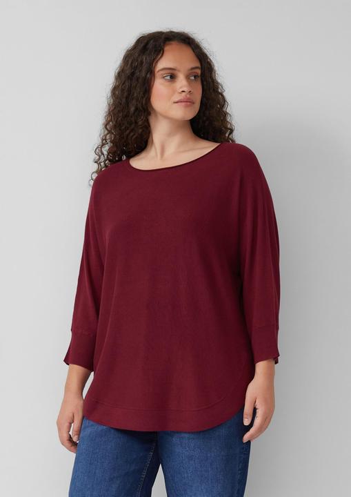Produktbild S.Oliver Strickpullover Strickpullover mit Fledermausarm (48)