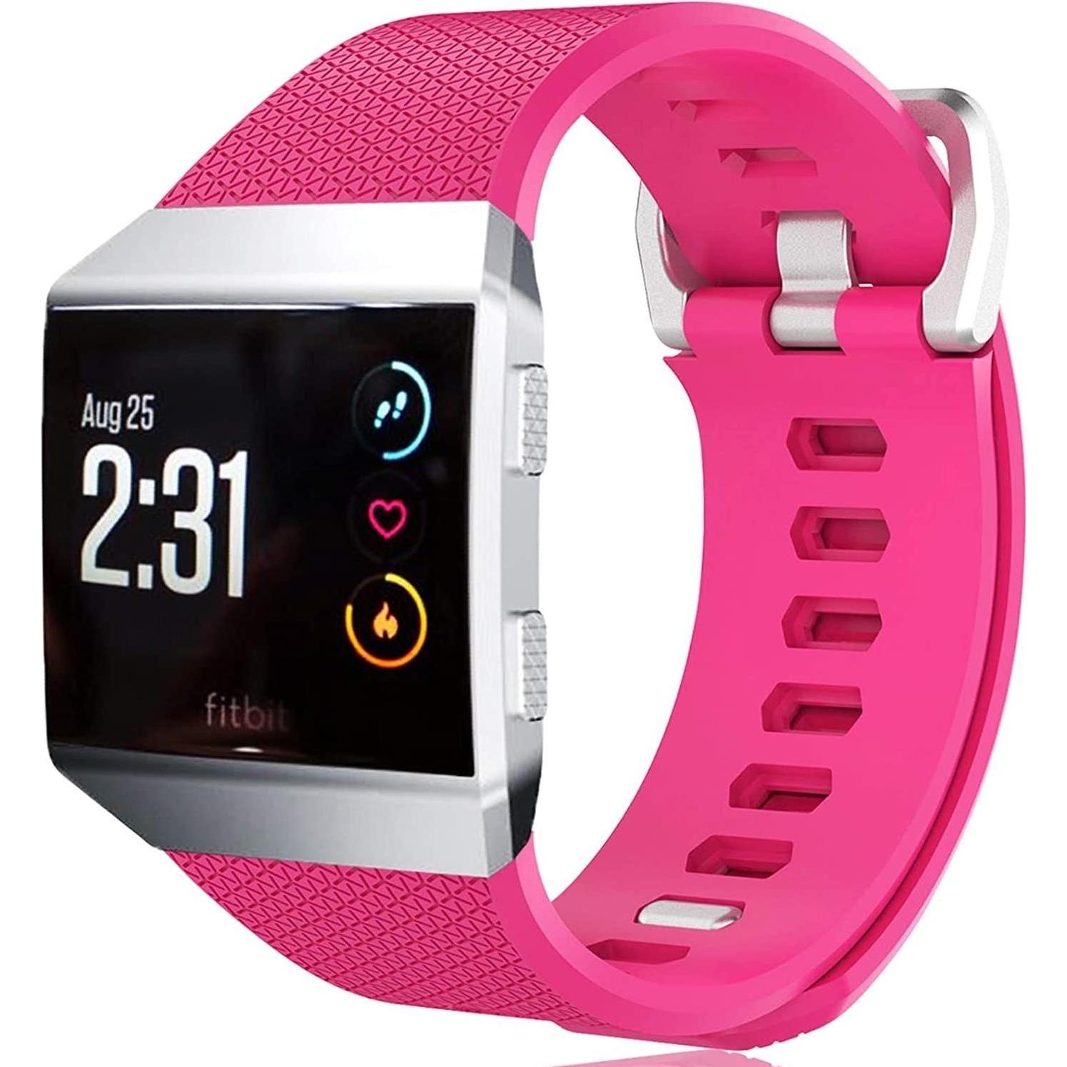 Thumbnail - Strap-it Silikonarmband (Silikon, Ionic), Uhrenarmband, Rosa