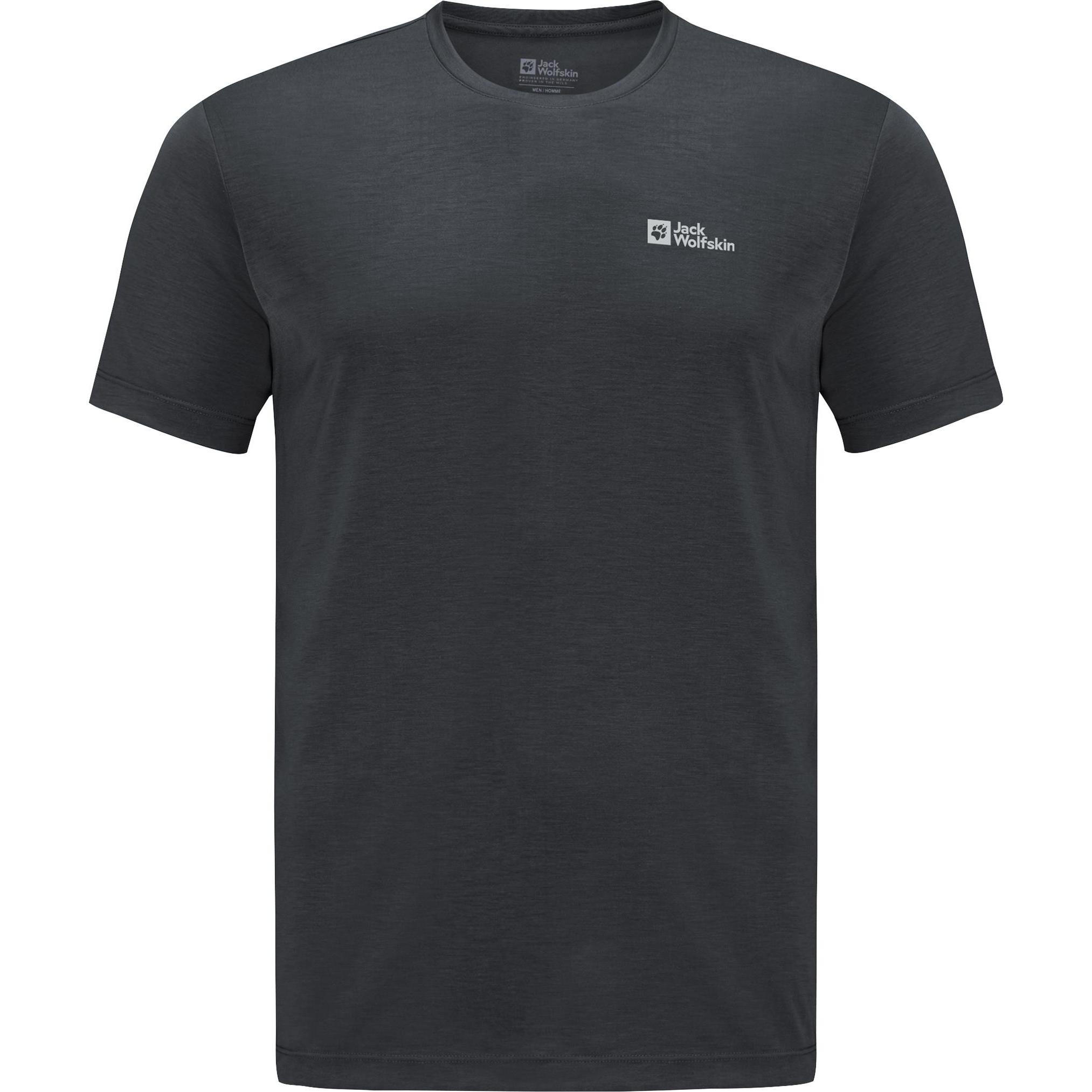 Jack Wolfskin, Herren, Sportshirt, Vonnan S/S T M (3XL), Schwarz, 3XL