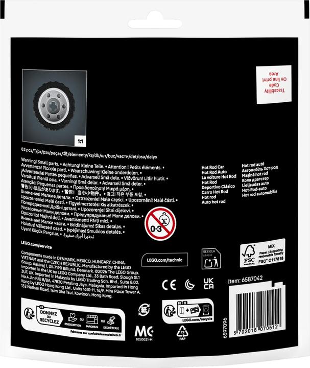 Immagine prodotto Technic Auto Hot Rod (LEGO Technic)