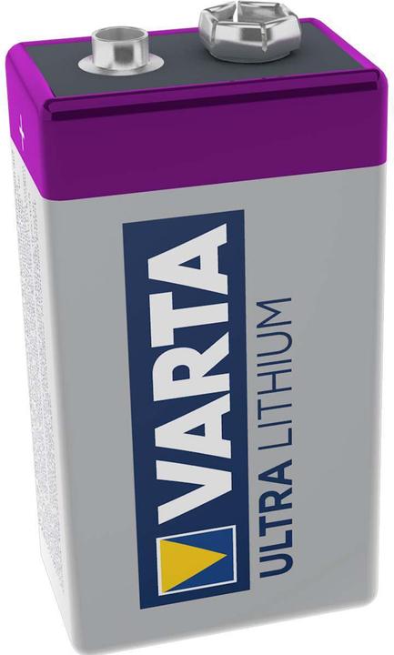 Produktbild Varta ULTRA Lithium (1 Stk., 9V Block, 1150 mAh)
