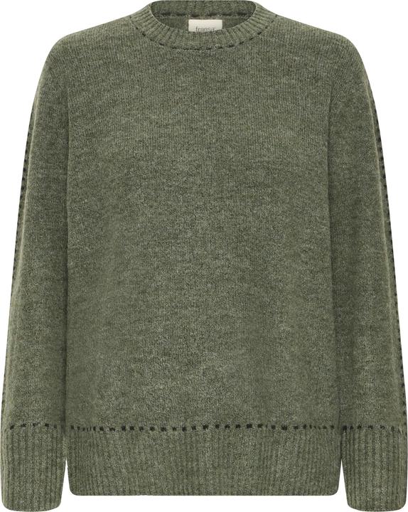 dusty olive mel stripe