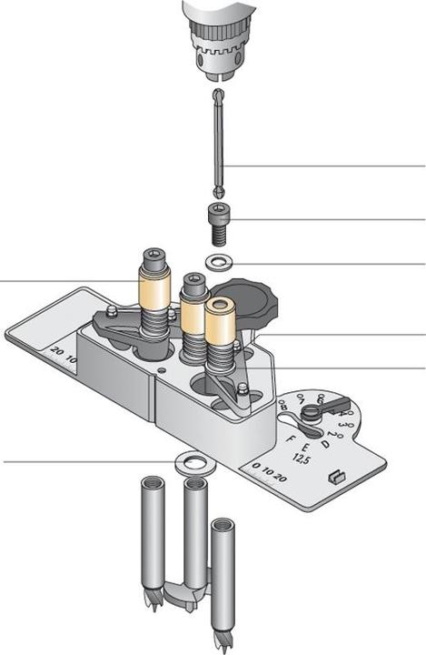 Produktbild Hettich Sechskantmitnehmer DrillJig
