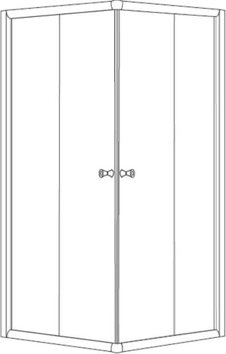 Produktbild Aquaperl Classic (90 cm, 90 cm, 185 cm)