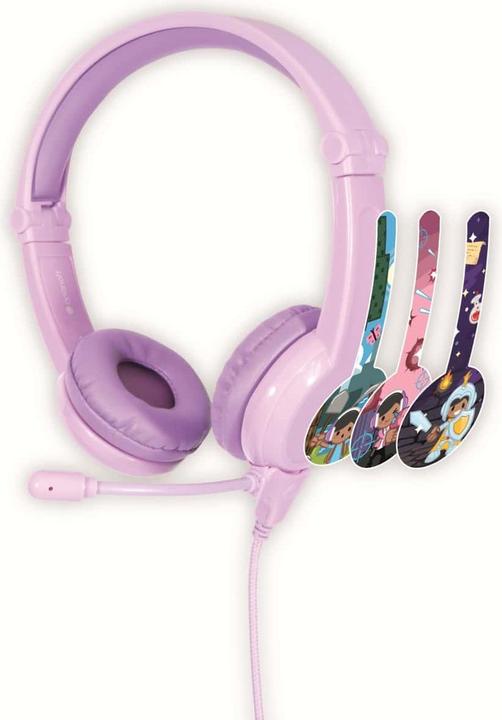 Buddyphones Galaxy - Casque - Serre-tête - Musique - Violet - Binaural - 0,8 m