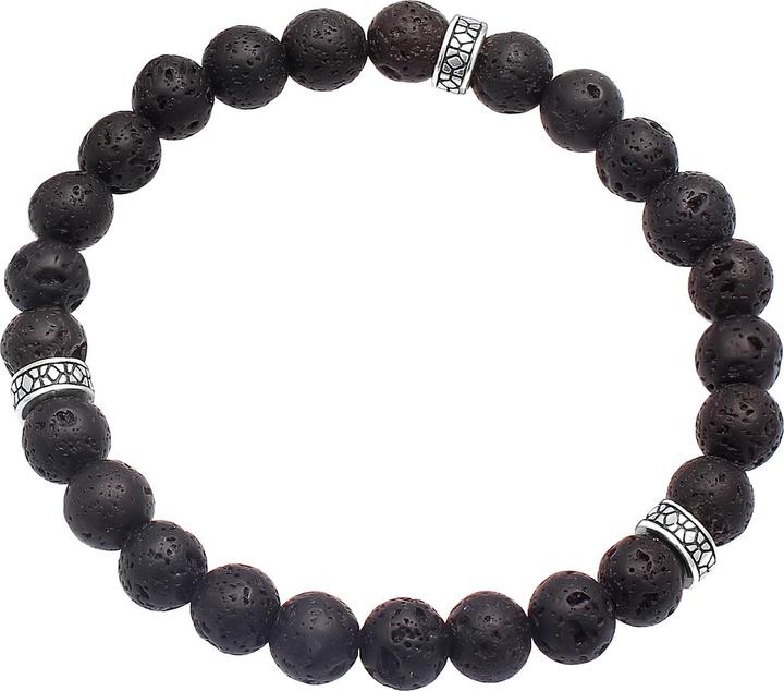 Produktbild Kuzzoi Perle, Perlenarmband (19 cm, Plastik, Lava, 925 Sterling Silber)
