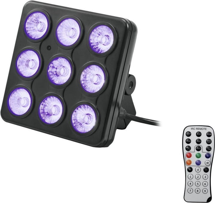 Produktbild Eurolite DMX LED-Effektstrahler Anzahl LEDs:9