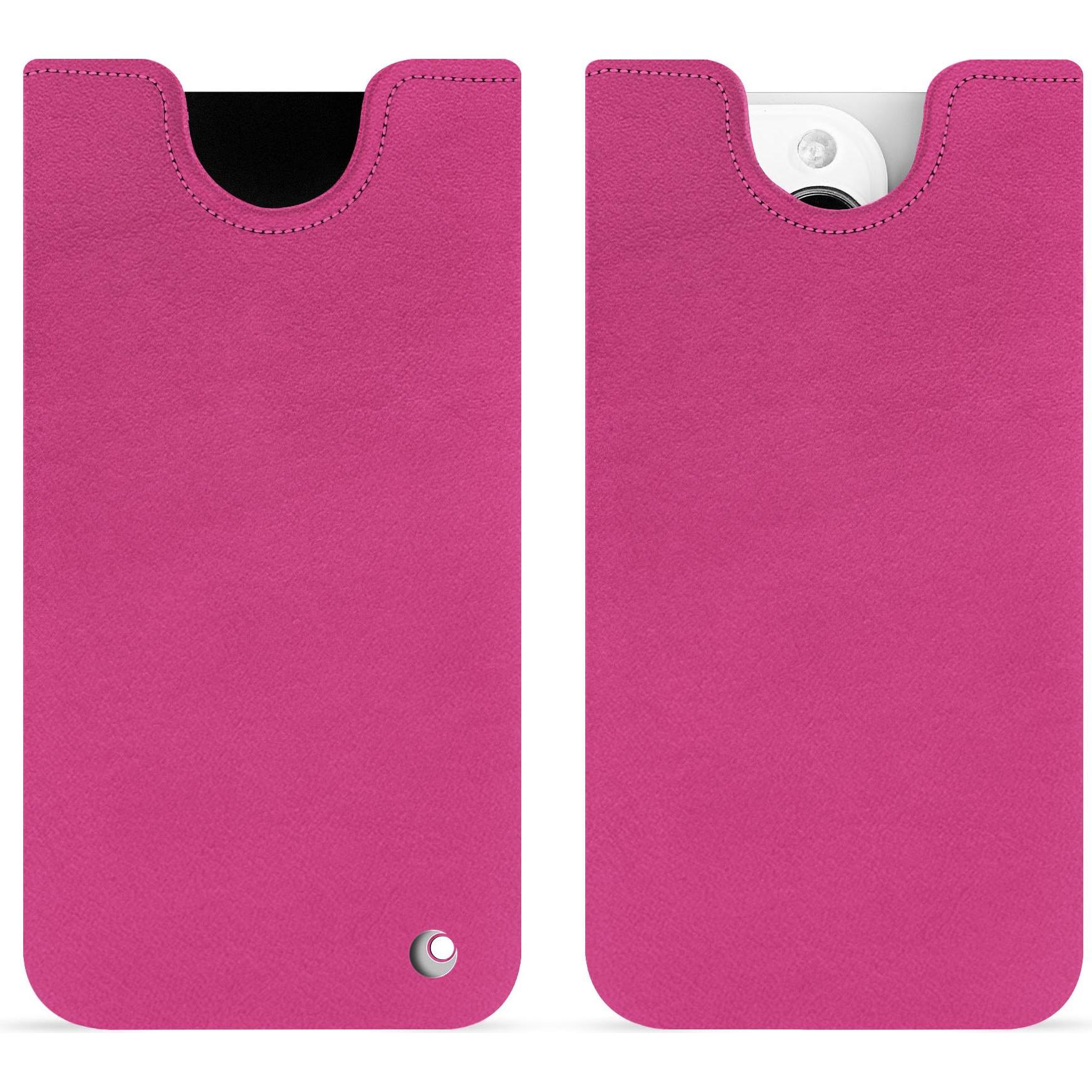 Noreve Lederschutzhülle (Apple iPhone 15 Pro), Smartphone Hülle, Rosa