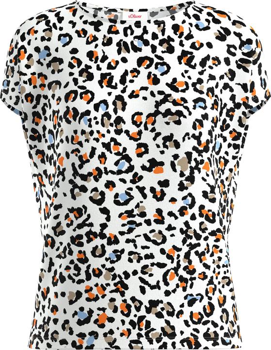 Produktbild s.Oliver Gemustertes Shirt aus Viskose-Stretch (42)