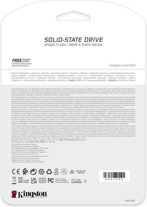 Productafbeelding Kingston FURY Renegade (4000 GB, M.2 2280)