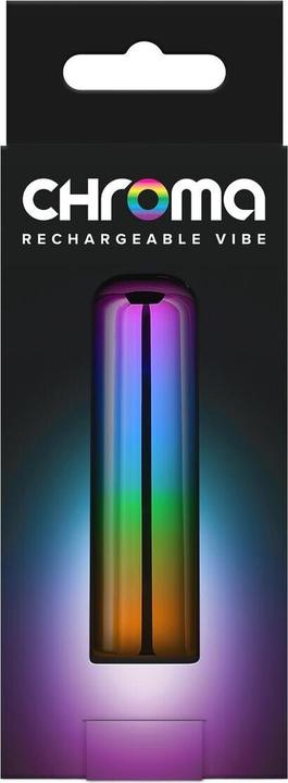 Actual product image NS Novelties Chroma Rainbow Compact Bullet Vibrator - Small