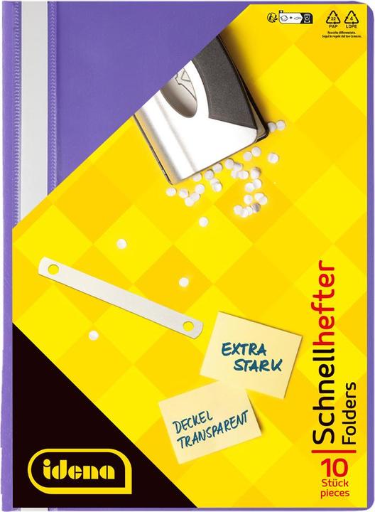 Produktbild Idena Schnellhefter PP extra stark lila DIN A4 (A4)