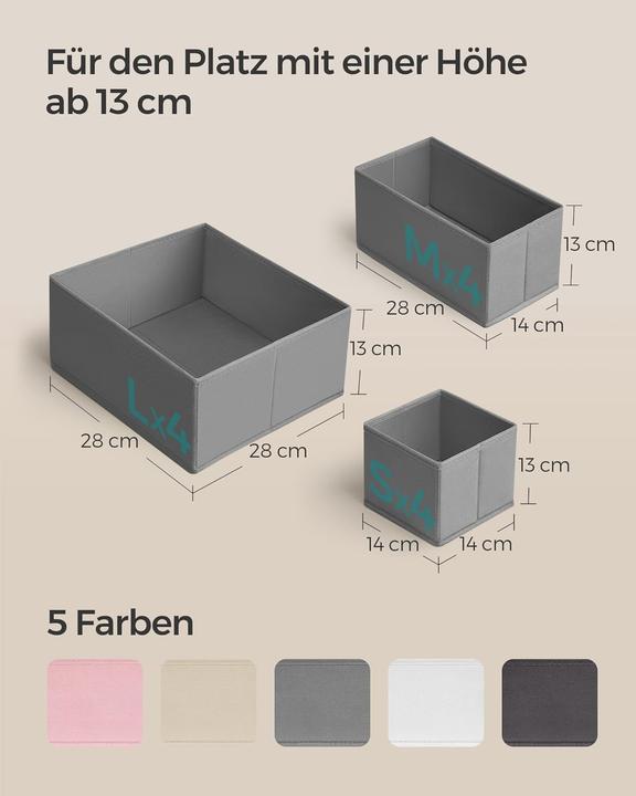 Actual product image Songmics 12er-Set Schubladen-Organizer (12x)