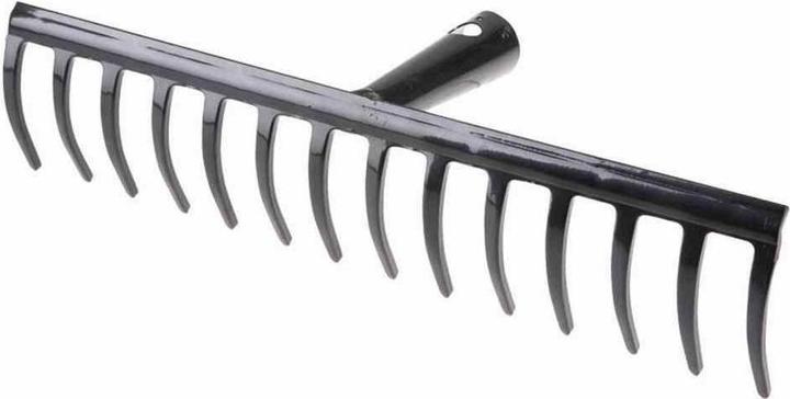 Immagine prodotto Freund Victoria Rastrello, 66144 Rastrello da giardino, in acciaio color argento, larghezza di lavoro: 35 cm, senza